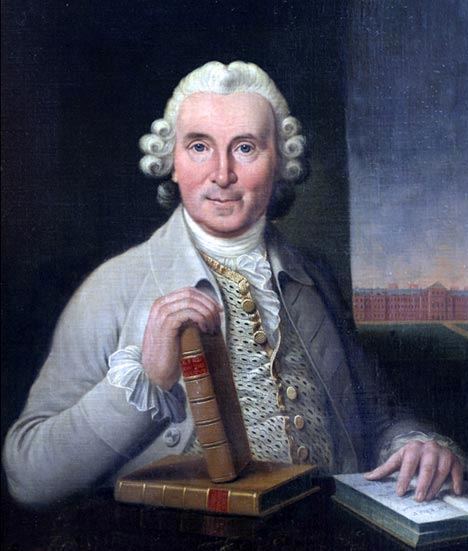 Porträt von James Lind, gemalt von George Chalmers